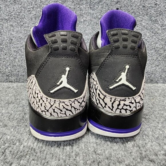 Nike Jordan size 6.5Y Son Of Low GS Shoes Black/Grape Ice-White 580604 008 - Picture 9 of 16